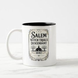 De Café Em Dois Tons Caneca Personalizada para Descendentes dos Julgame