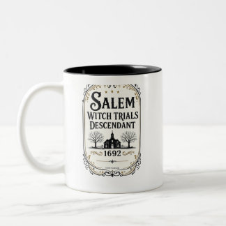 De Café Em Dois Tons Caneca Personalizada para Descendentes dos Julgame