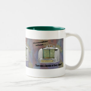De Café Em Dois Tons Caneca pessoal do jukebox