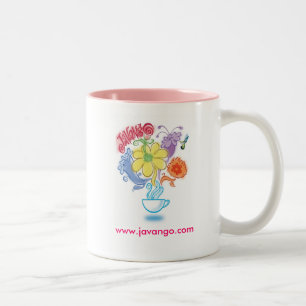 De Café Em Dois Tons Caneca Pnk do buquê do copo