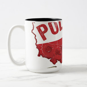 De Café Em Dois Tons Caneca Polska Est. 966