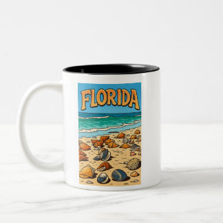 De Café Em Dois Tons Caneca "Praia da Flórida"