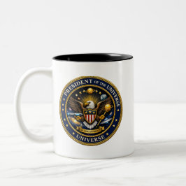 De Café Em Dois Tons Caneca Presidente do Universo