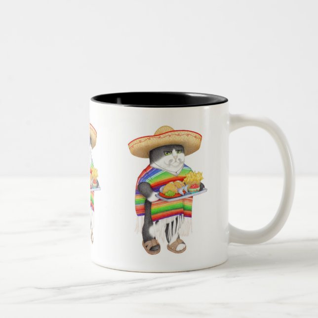 De Café Em Dois Tons Caneca Preta com Duas Cores WENDELITO (Direita)