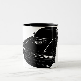 De Café Em Dois Tons Caneca preta do abanador 0002