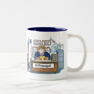 De Café Em Dois Tons Caneca principal