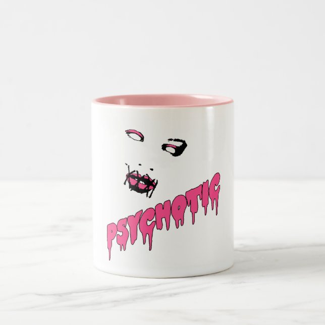 De Café Em Dois Tons Caneca Psychotic (Centro)