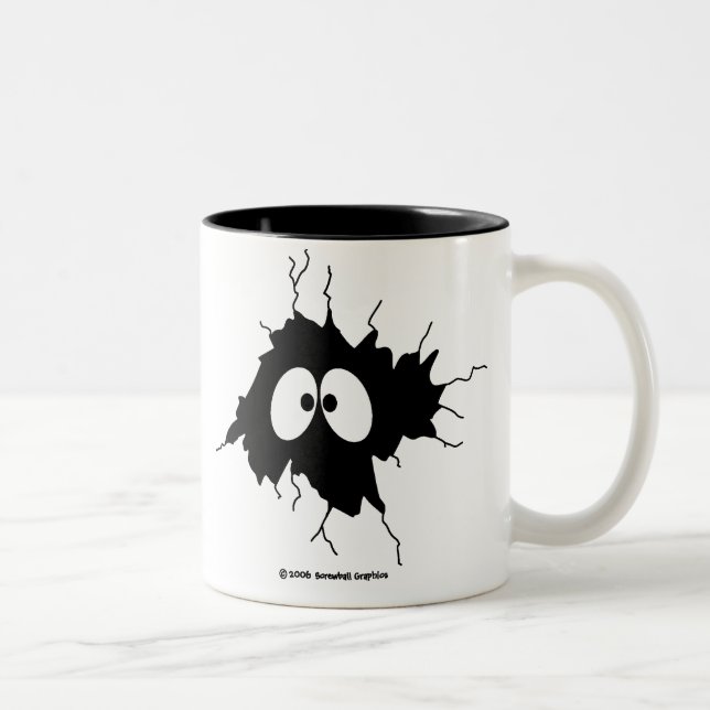 De Café Em Dois Tons Caneca quebrada (Direita)