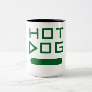 De Café Em Dois Tons Caneca quente divertida