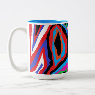De Café Em Dois Tons caneca quente e confortável