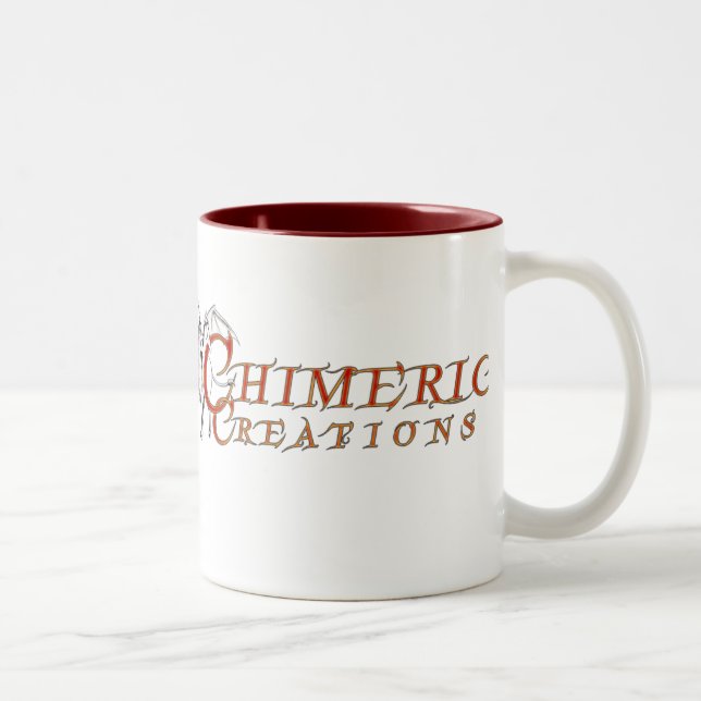 De Café Em Dois Tons Caneca quiméricoa das criações (Direita)
