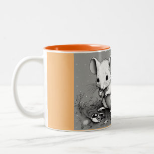De Café Em Dois Tons Caneca rato Mug fofo