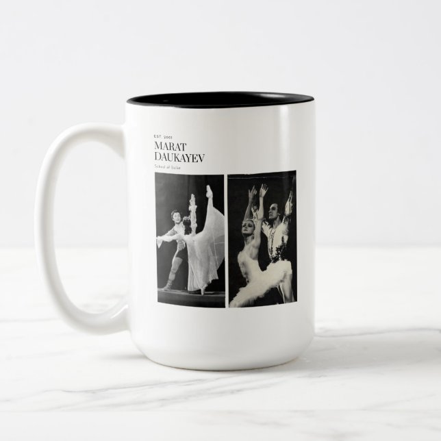 De Café Em Dois Tons Caneca Retrô (Esquerda)
