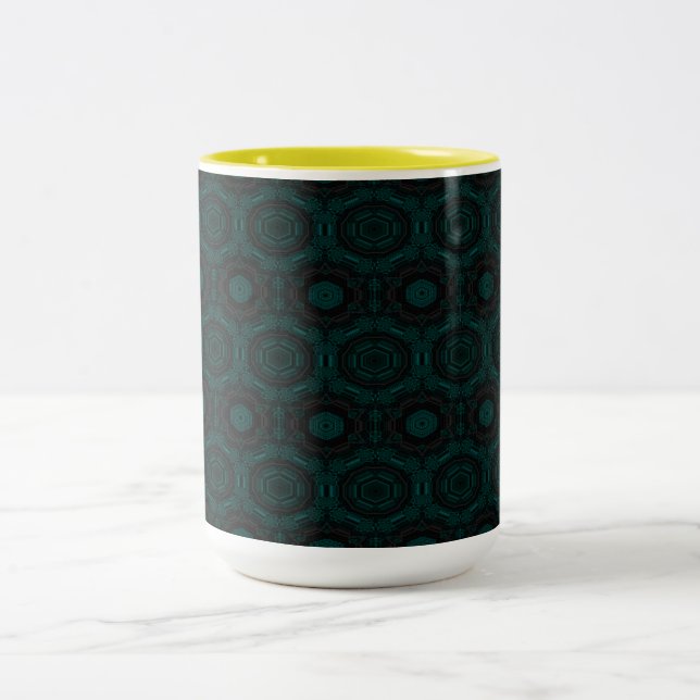 De Café Em Dois Tons Caneca Rmdesignflo55-14 (Centro)