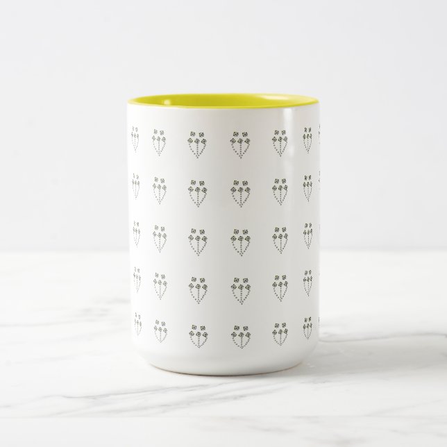 De Café Em Dois Tons Caneca Rmdesignflo55-41 (Centro)