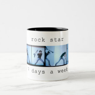 De Café Em Dois Tons caneca rockstar
