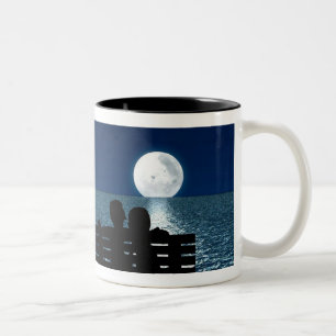 De Café Em Dois Tons Caneca Romântica