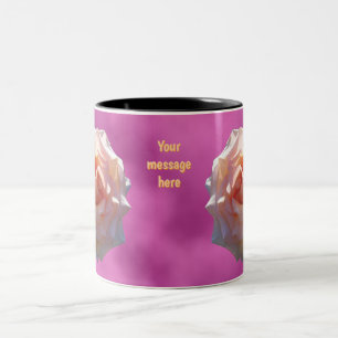 De Café Em Dois Tons Caneca Rose Blush