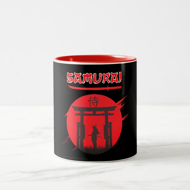 De Café Em Dois Tons Caneca Samurai (Centro)