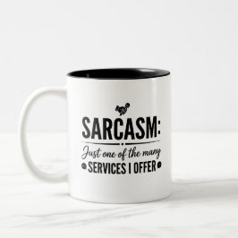 De Café Em Dois Tons Caneca Sarcástica