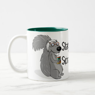 De Café Em Dois Tons Caneca Scrappy do esquilo