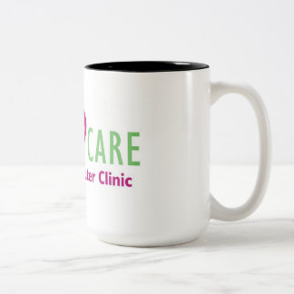 De Café Em Dois Tons Caneca SEGURA do cuidado