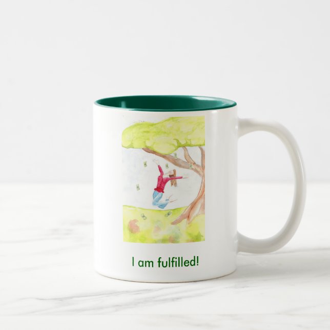 De Café Em Dois Tons Caneca selvagem do dinheiro (Direita)