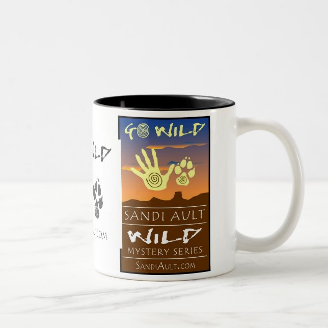 De Café Em Dois Tons Caneca SELVAGEM do mistério (Direita)