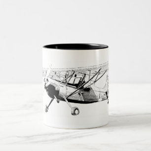 De Café Em Dois Tons Caneca selvagem escrita dos empates