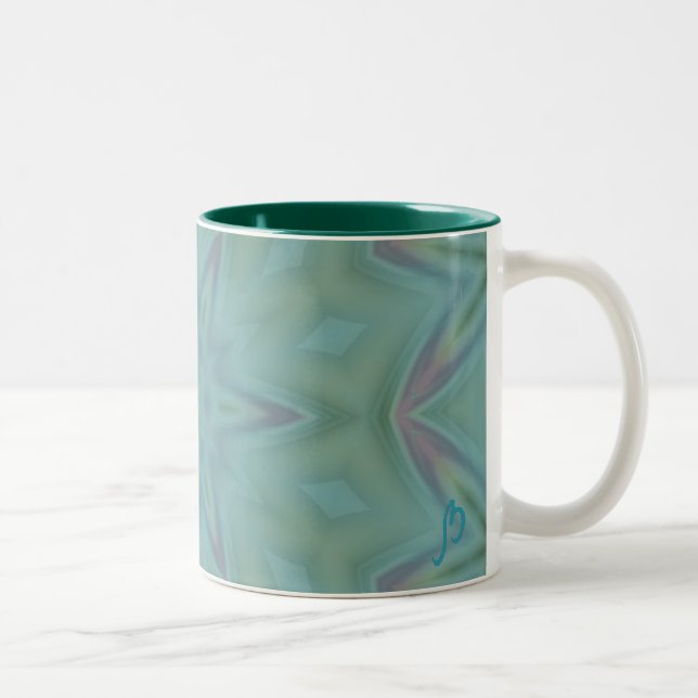 De Café Em Dois Tons Caneca sereno da consciência (Direita)