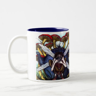 De Café Em Dois Tons Caneca séria do chá do país das fadas