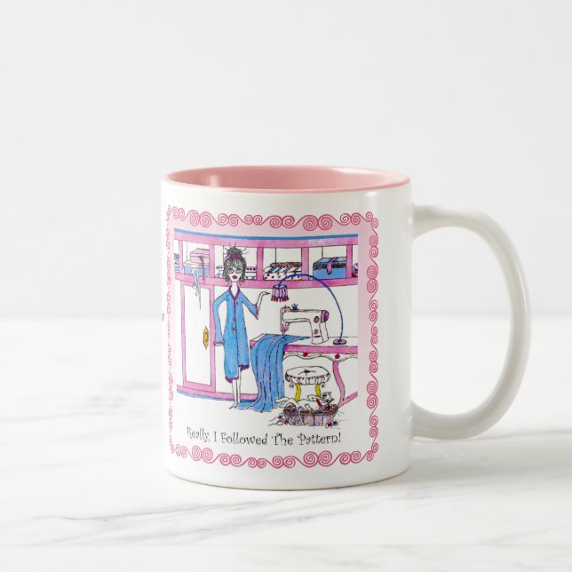 De Café Em Dois Tons CANECA Sewing (Direita)