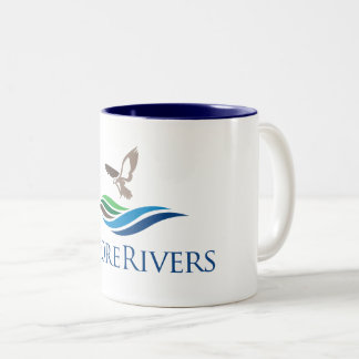 De Café Em Dois Tons Caneca ShoreRivers