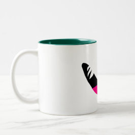 De Café Em Dois Tons Caneca Sorriso Monstro