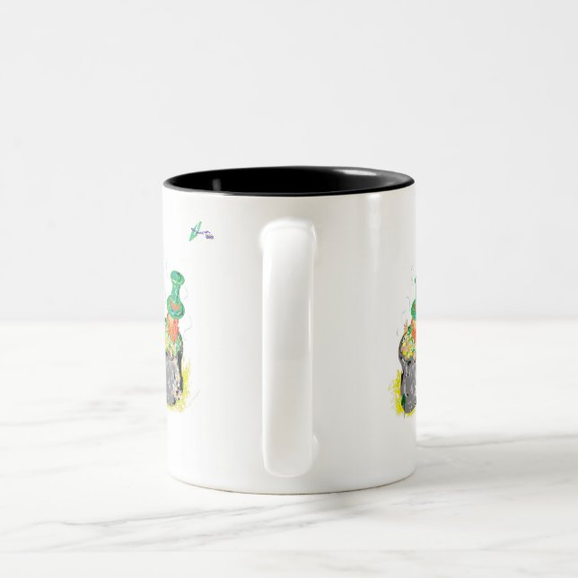 De Café Em Dois Tons Caneca Sorte dos Irlandeses (Alça)