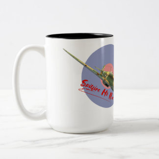De Café Em Dois Tons Caneca Spitfire MKIIa