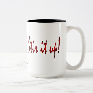 De Café Em Dois Tons Caneca Stir It Up