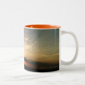 De Café Em Dois Tons Caneca Sunrise do Vale Central