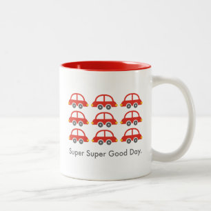 De Café Em Dois Tons Caneca super super do bom dia