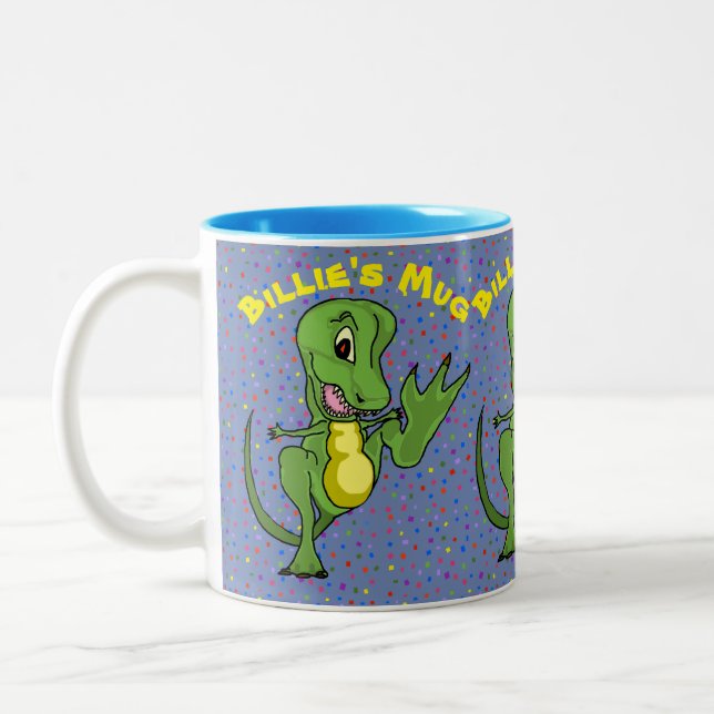 De Café Em Dois Tons Caneca T-Rex (Esquerda)