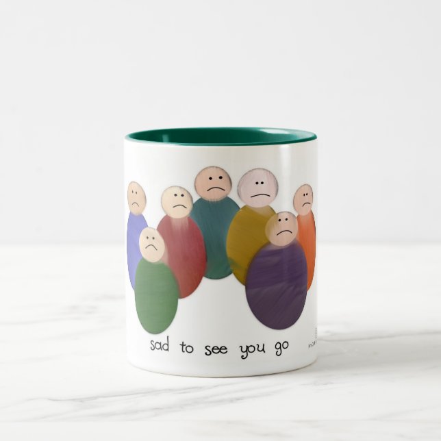 De Café Em Dois Tons Caneca Tão Triste (Centro)