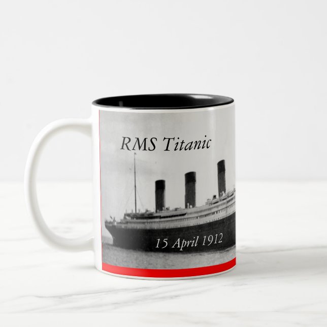 De Café Em Dois Tons Caneca titânica do RMS (Esquerda)
