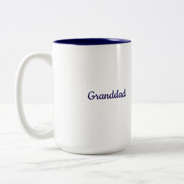 De Café Em Dois Tons Caneca Tom Naval Branco Duas Cores