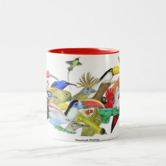De Café Em Dois Tons Caneca tropical da nação