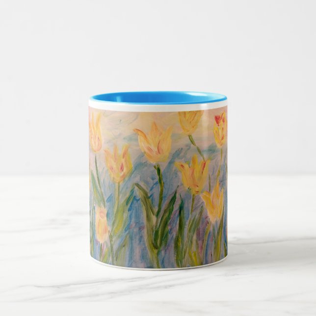 De Café Em Dois Tons Caneca tulipa (Centro)