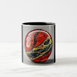 De Café Em Dois Tons Caneca Two Tone, 11oz (Mármore-7)