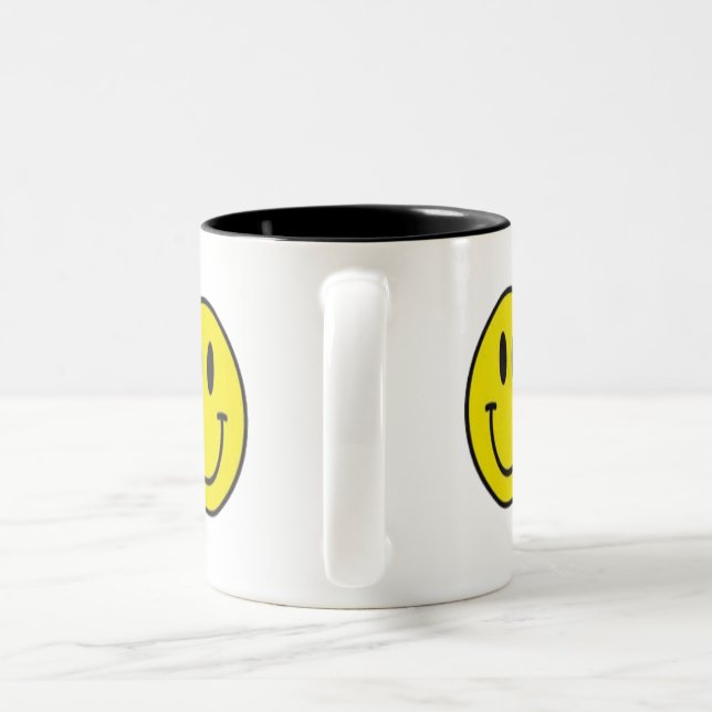 De Café Em Dois Tons Caneca Two Tone 325 ml Urso Sorridente (Alça)