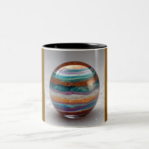 De Café Em Dois Tons Caneca Two Tone, 325ml (Mármore-10)