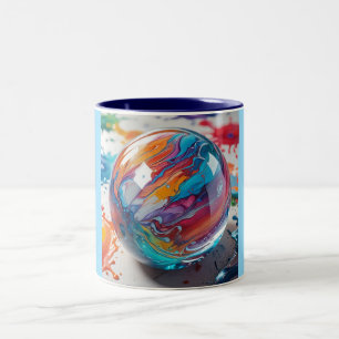 De Café Em Dois Tons Caneca Two Tone, 325ml (Mármore-13)