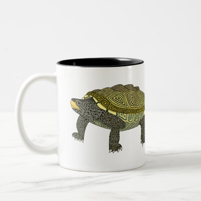 De Café Em Dois Tons Caneca Two-Tone Terrapin (Esquerda)